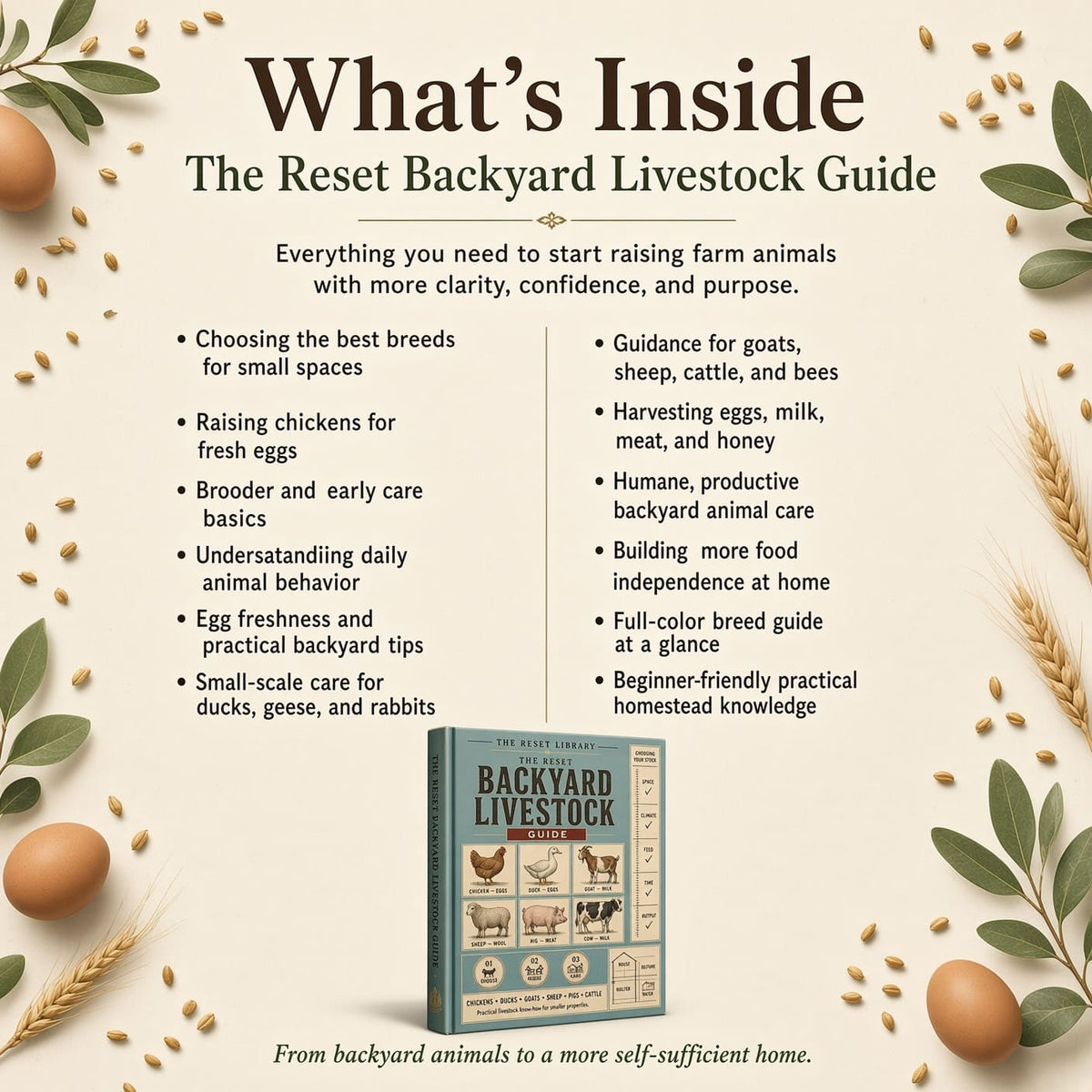 The Reset Backyard Livestock Guide