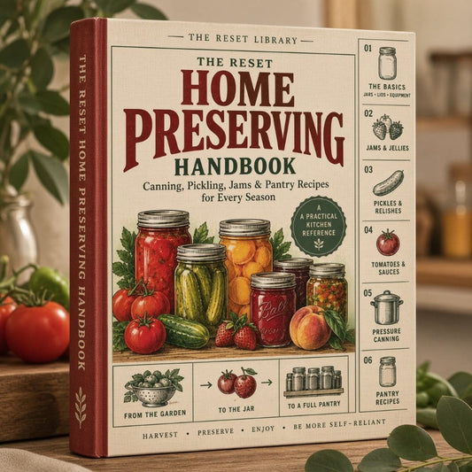 THE RESET HOME PRESERVING HANDBOOK VIP