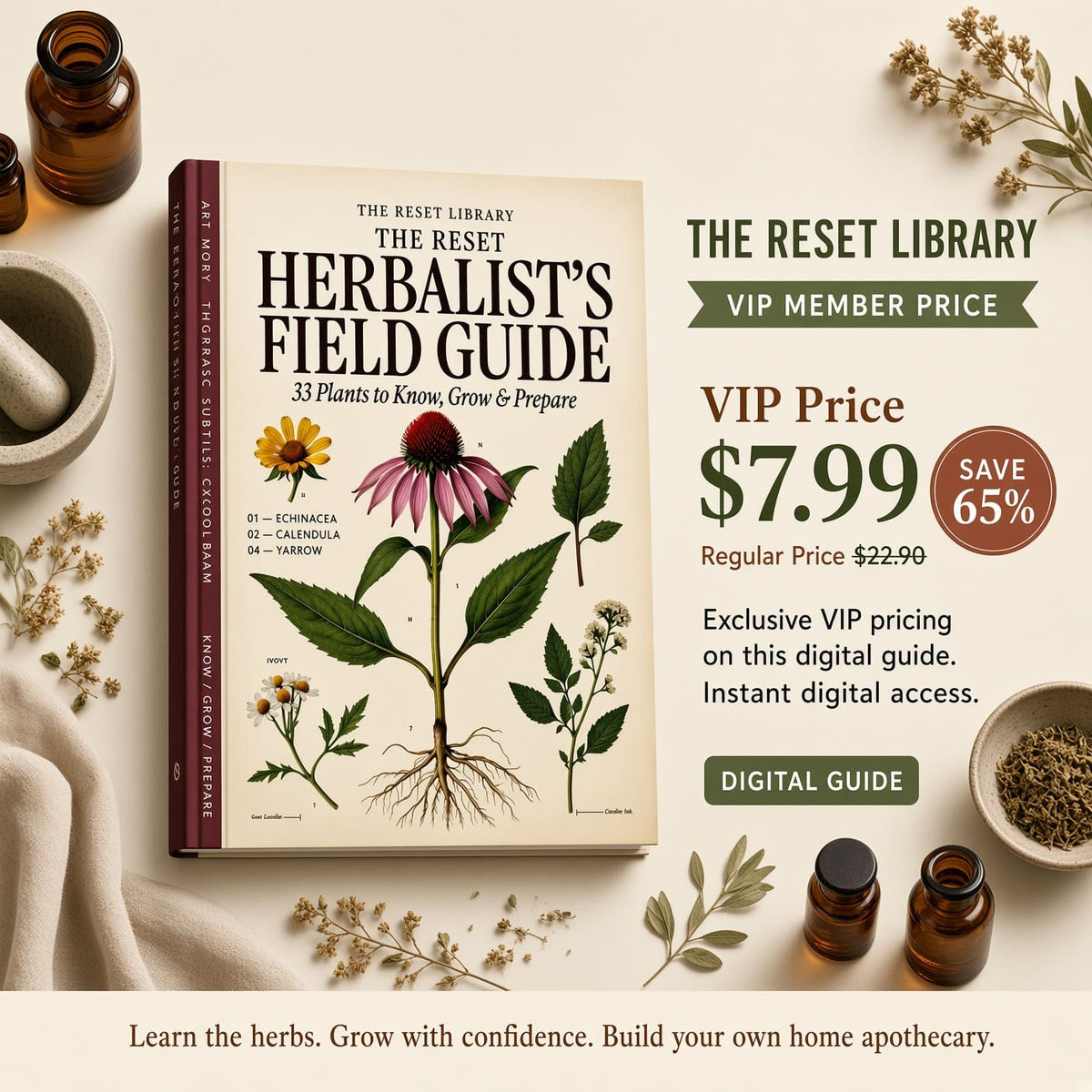The Reset Guide to Healing Herbs VIP