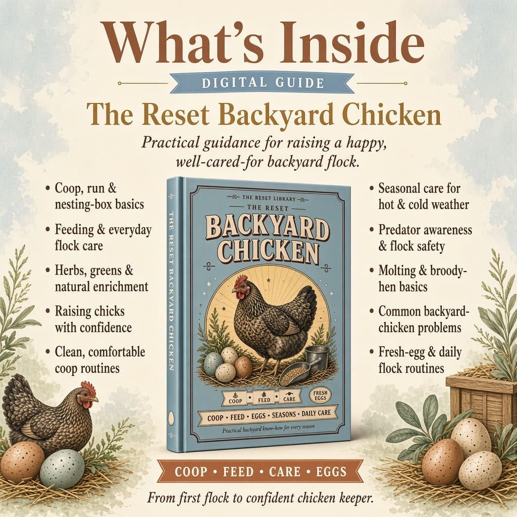 The Reset Backyard Chicken VIP