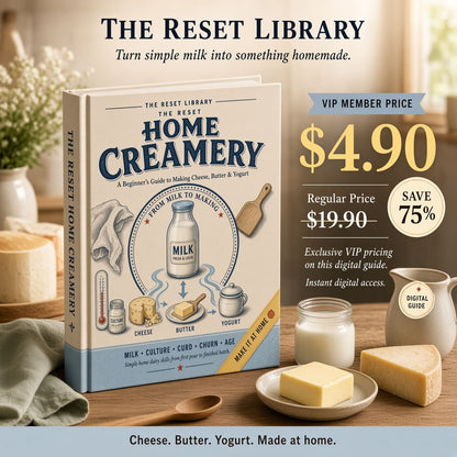 The Reset Home Creamery VIP