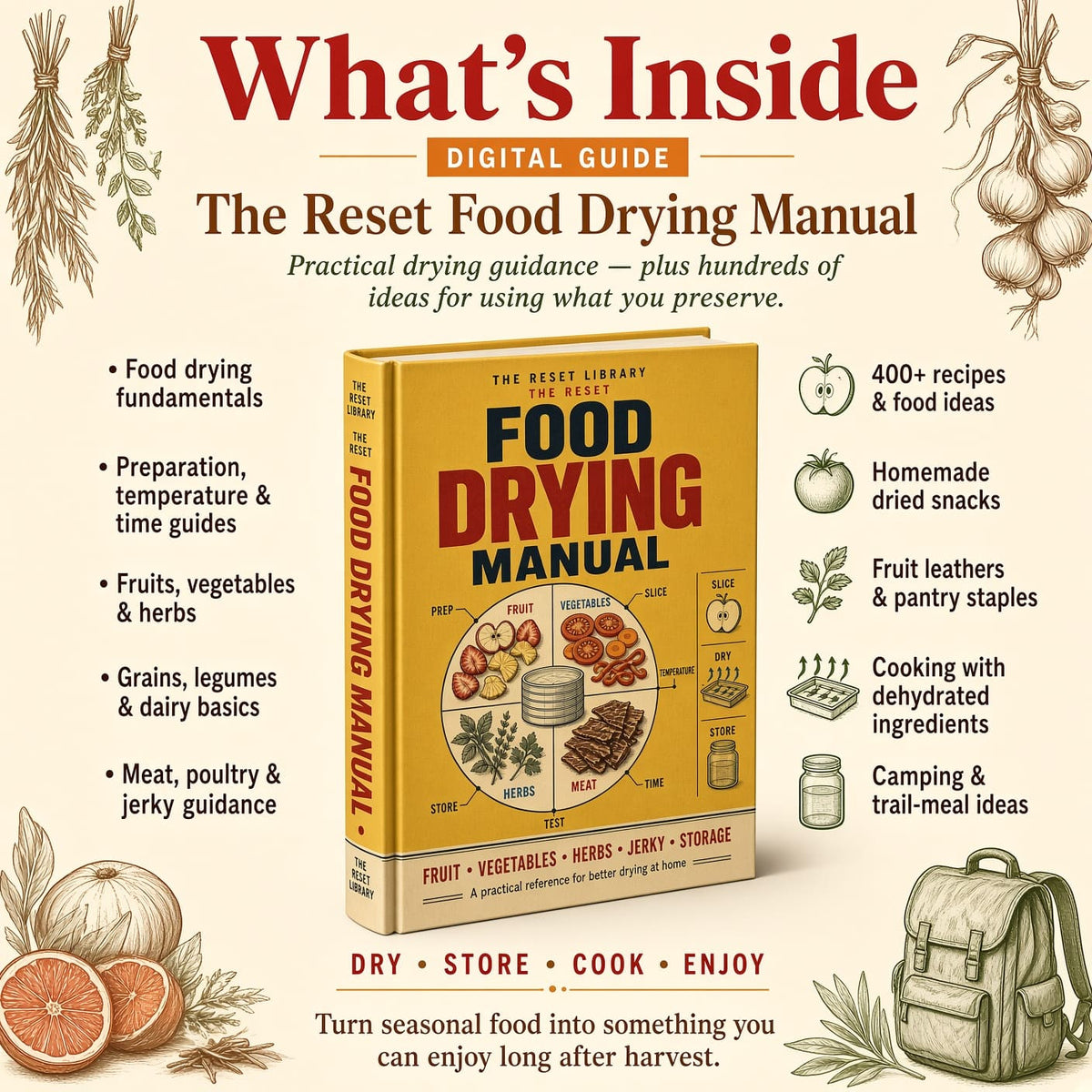 The Reset Food Drying Manual VIP