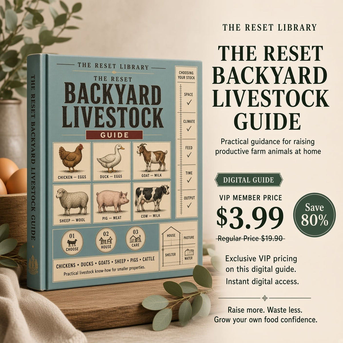 The Reset Backyard Livestock Guide VIP