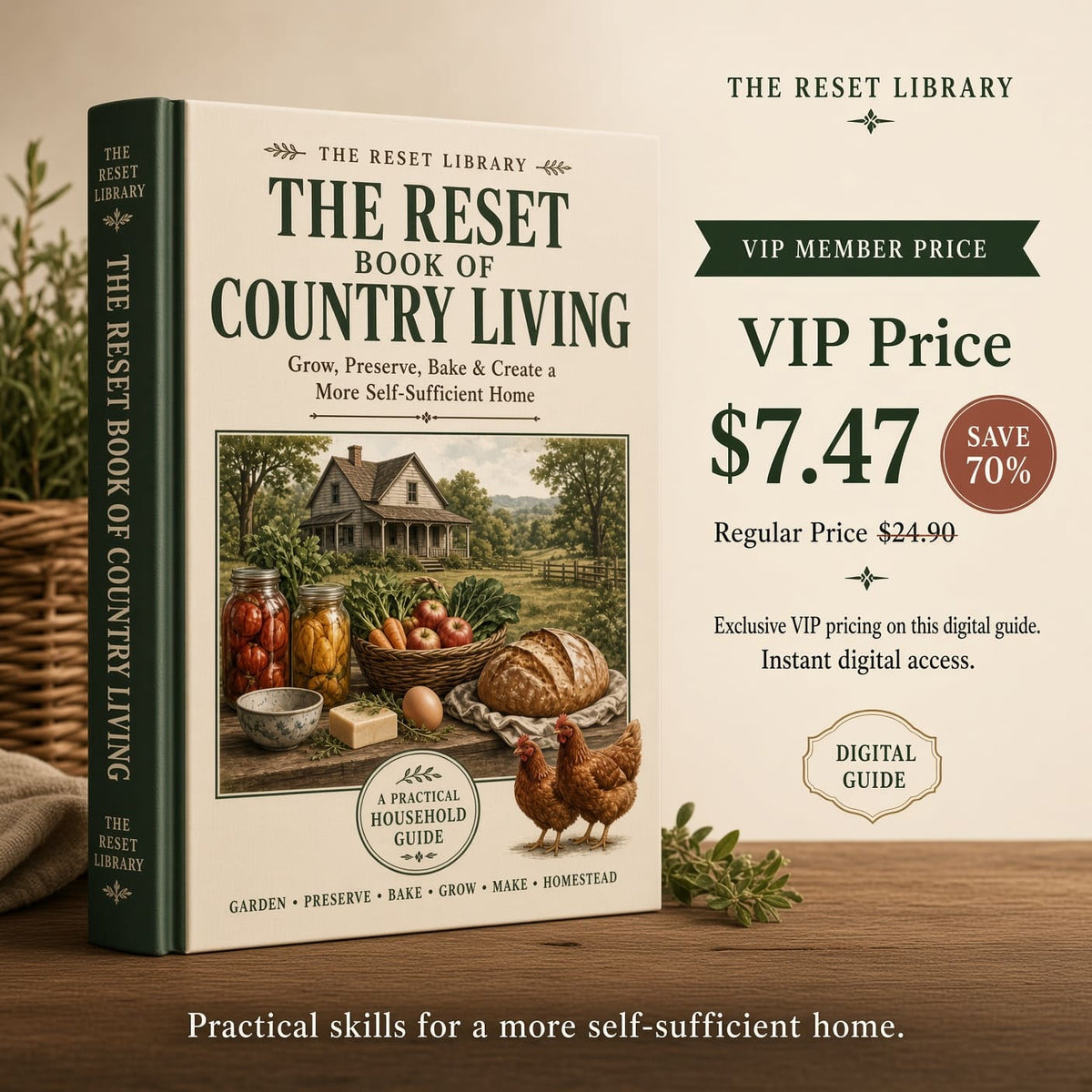 The Reset Country Living Almanac VIP